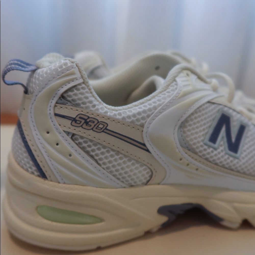 New Balance 530 Sneakers – Women’s Size 10 – Angora/Dusk Shower/Ice Blue NWOT - Picture 3 of 7